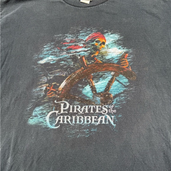 Vintage Pirates Of The Caribbean Promo T-Shirt / Disney / XL - Picture 4 of 7